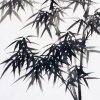 B037 林谋秀---露竹-2 水墨 90x45cm